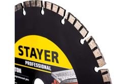 Диск алмазный отрезной по бетону/кирпичу/плитке (230х22.2 мм) CONCRETE Professional Stayer 3660-230_z02