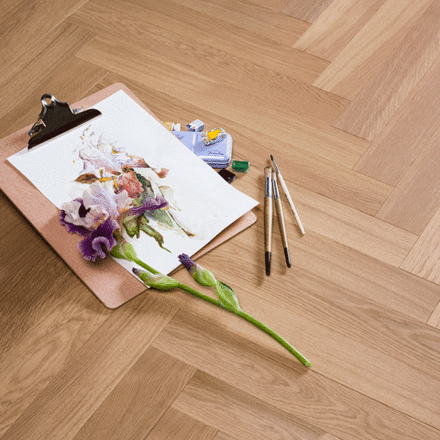 Инженерный паркет Coswick Дуб Сиена Натуральная (Raw Sienna) Шелковое масло ультраматовое