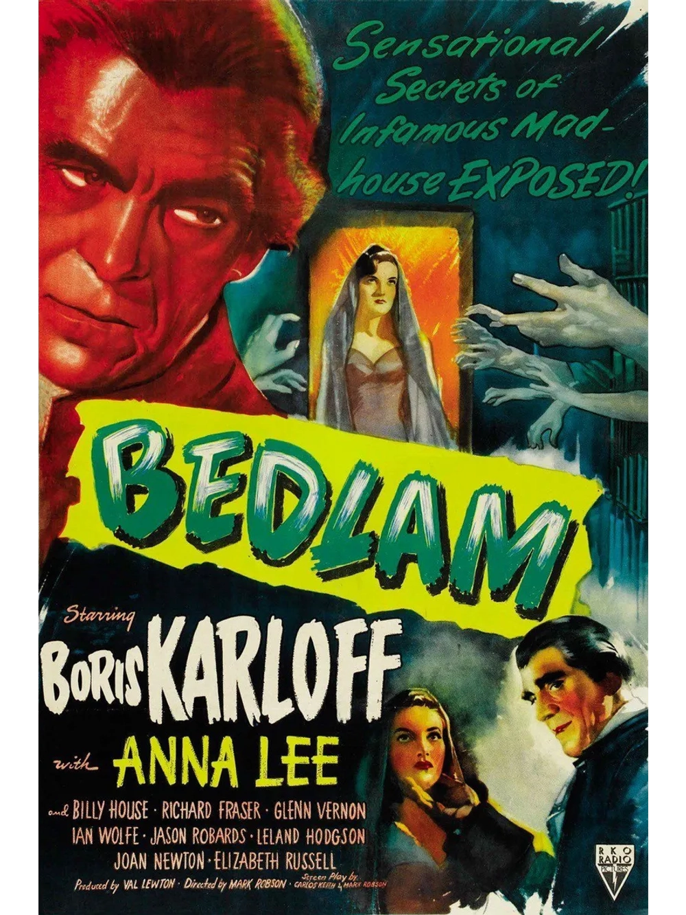 Бедлам (1946) (DVD-R), Русский язык.