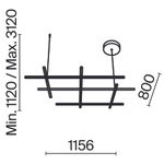 Подвесной светильник Maytoni MOD278PL-L86G3K