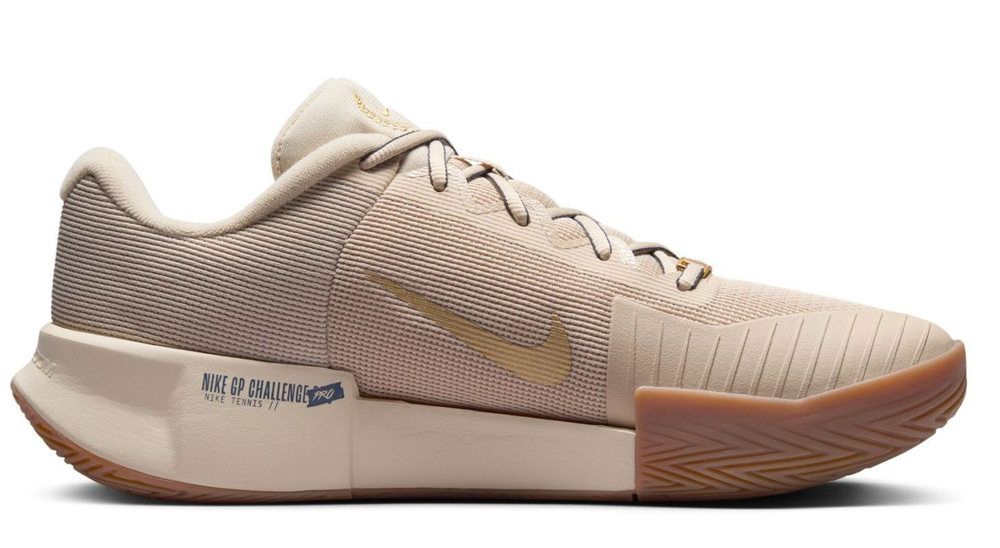 Мужские кроссовки теннисные Nike Zoom GP Challenge Pro Premium - Бежевый