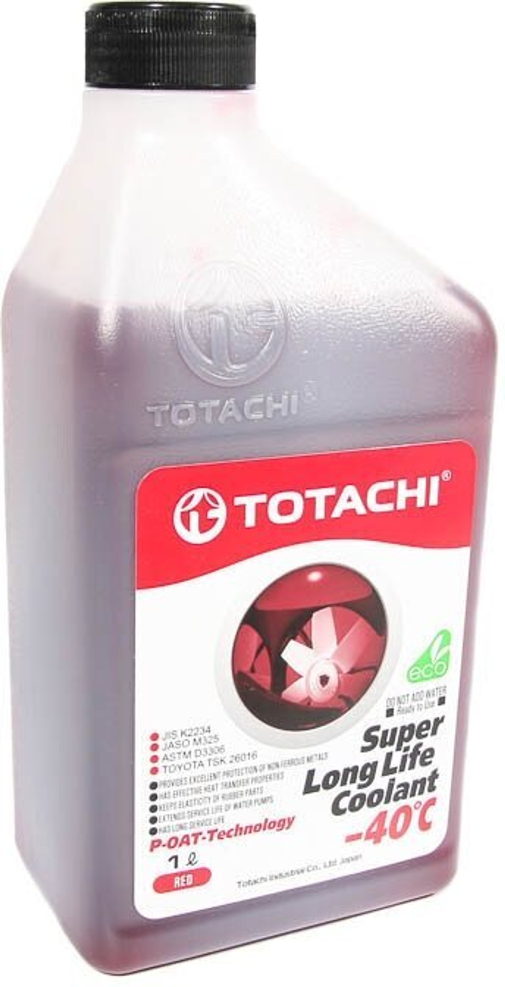 Жидкость охлаждающая низкозамерзающая TOTACHI SUPER LONG LIFE COOLANT Red -40C 1л