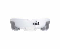 Капа одночелюстная Clinch Contender Triple Layer Mouthguard бело-серебристая C513