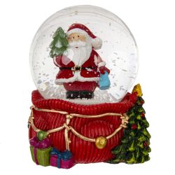 GAEM Фигурка декоративная "Дед Мороз" в стекл шаре, L5 W5,5 H6 см, 2в.