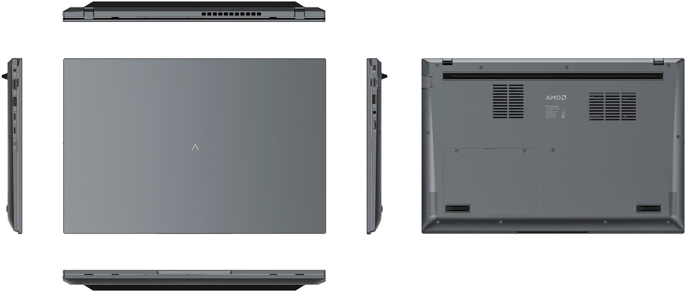 Ноутбук  Digma Pro Fortis M 15.6 ", Ryzen 5, 16 Гб RAM, 512 Гб SSD, Radeon Graphics, Серый
