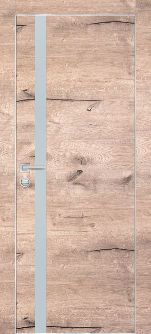 Дверь PX-8 AL кромка с 4-х ст. / Цвет Дуб пацифик / Лунный мателак / Двери PROFILO PORTE