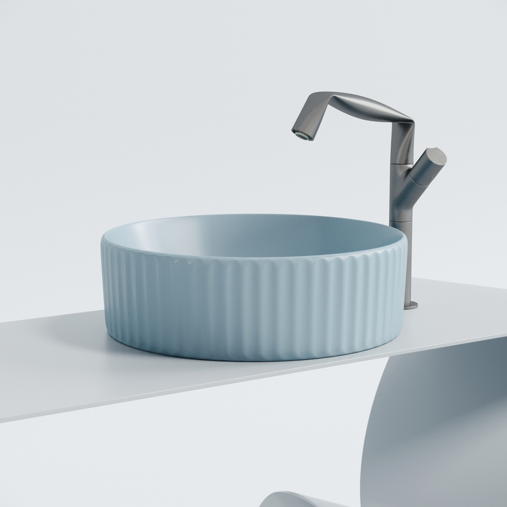 Рукомойник Ceramica Nova Element 36, см CN6057ML голубой матовый