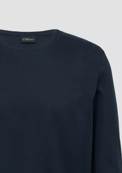 Лонгслив из мерсеризованного хлопка м s.Oliver Black Label