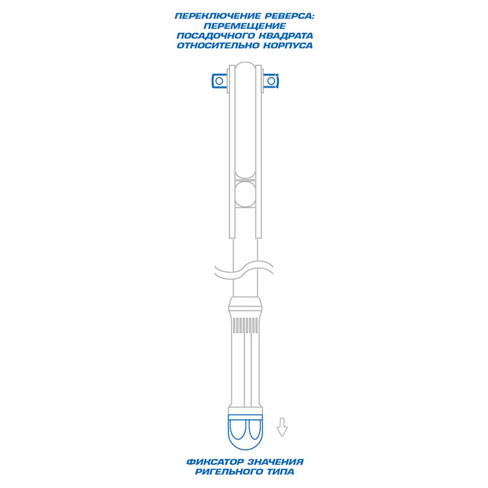 KING TONY (3446E-2HG) Динамометрический ключ серии "INDUSTRIAL", 1/2", 50-225 Нм