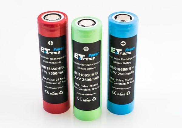 Аккумуляторы Li-Ion с высокой токоотдачей