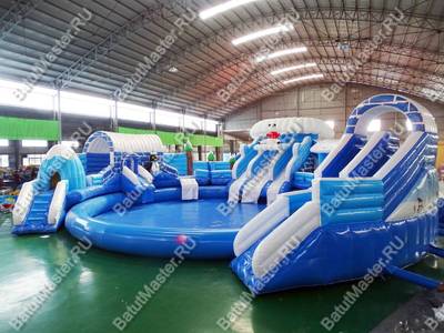 Наземный надувной аквапарк «Морское царство» 15,5*15*6 м