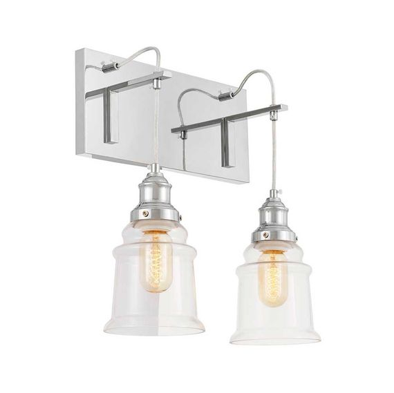 Бра Lumina Deco Fredica Moletti LDW 6844-2 CHR+PR