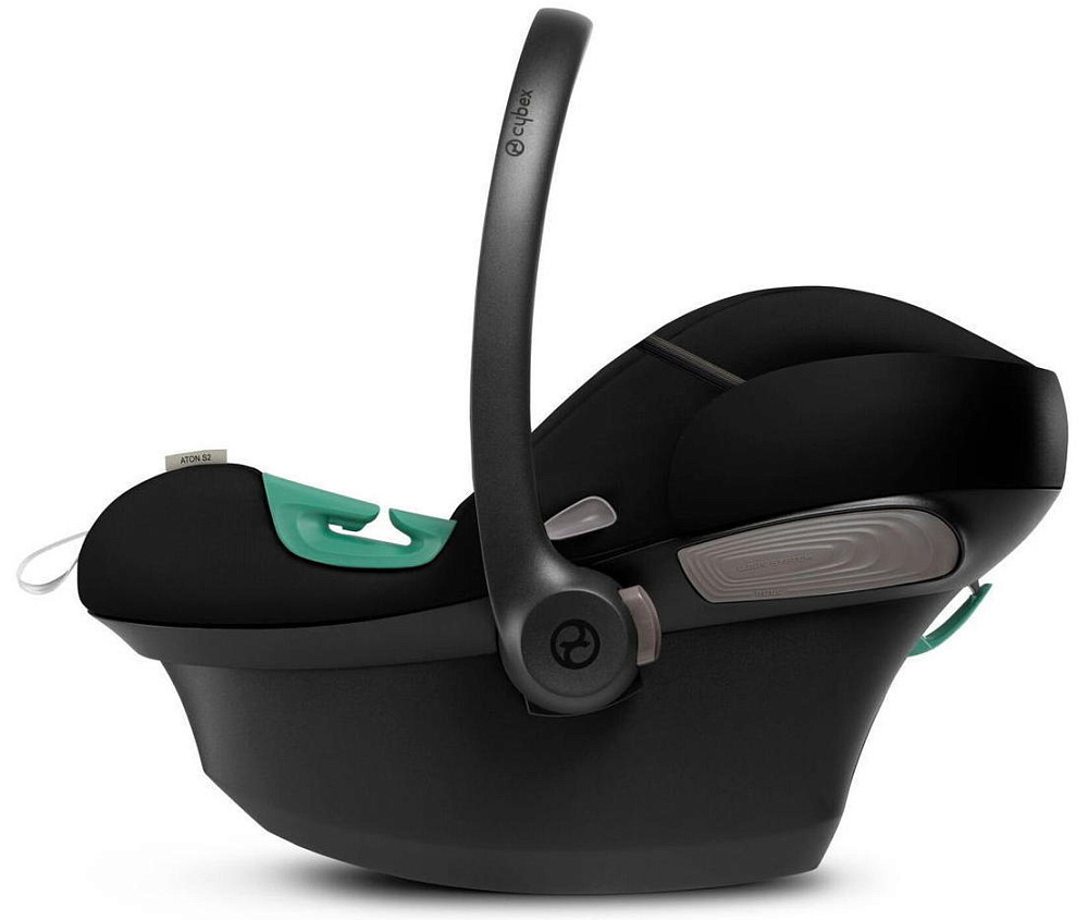 Коляска Cybex Priam IV Rosegold complete Aton S2 Moon Black Base One 4 в 1 Leaf Green