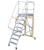 Площадка авиационная алюминиевая MEGAL ПАА - 2,1 х 1,2 с силиконовыми отбойниками