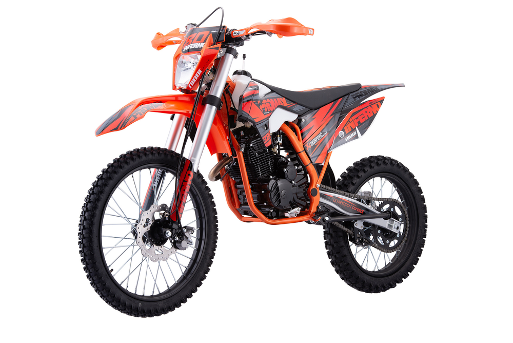 Кроссовый мотоцикл PROMAX INFERNO 380 (4 valves, 6 gears) оранжево-черный