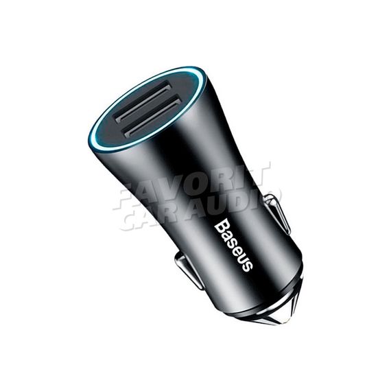 АЗУ 2USB Baseus CCALL-DZ01 2400mA алюминий чёрный