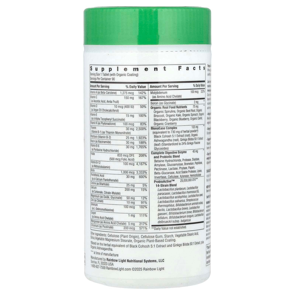 Rainbow Light, Menopause One ™ +, 90 таблеток