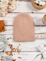 шапка ангора зимняя пушистая вязаная модная