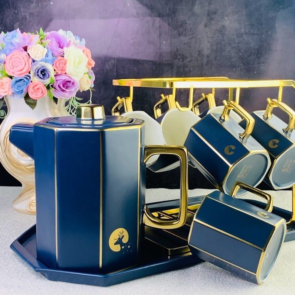 Lenardi 106-168 Чайный сервиз 10пр. 270 мл в под.уп.(х4)Фарфор