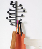 Bешалка Song ARPER настенная/металл/black 8 крючков 430х40х320h