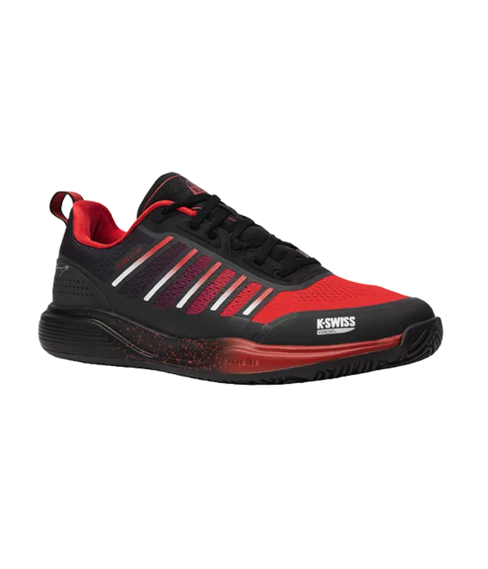 K-Swiss Ultra Court Padel Черный-Красный 2025 Sanyo Кроссовки