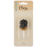 Свечи-цифры «Пончик с шоколадной глазурью» 7 см, 1 шт.