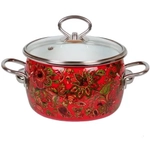 Кастрюля сф. 5л «Imperio» вишн 8SA245S