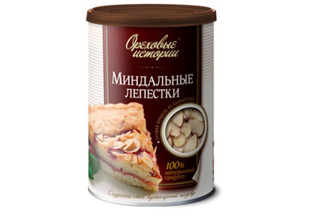 Миндальные лепестки "Ореховые истории", 100г