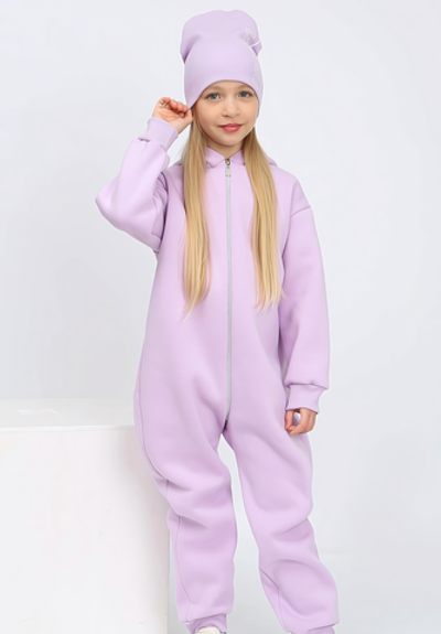 Комбинезон для девочек "Жади-1" р-р 110, Сиреневый