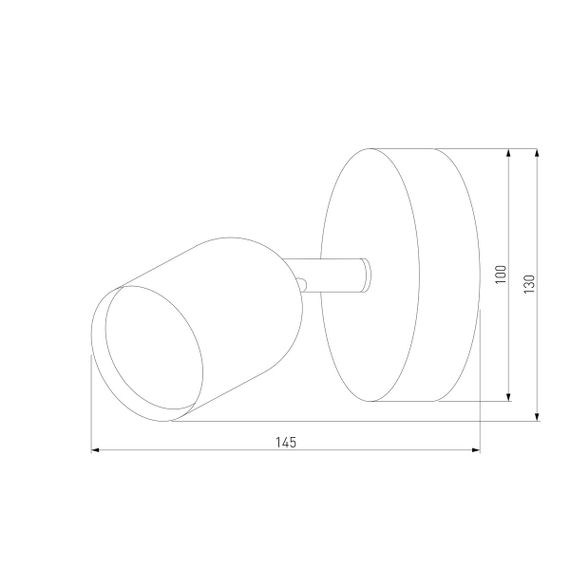 Спот TK Lighting 6265 Top Black White