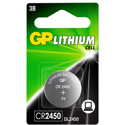 Элементы питания GP CR2450 3В (литиевые, 1 шт.)