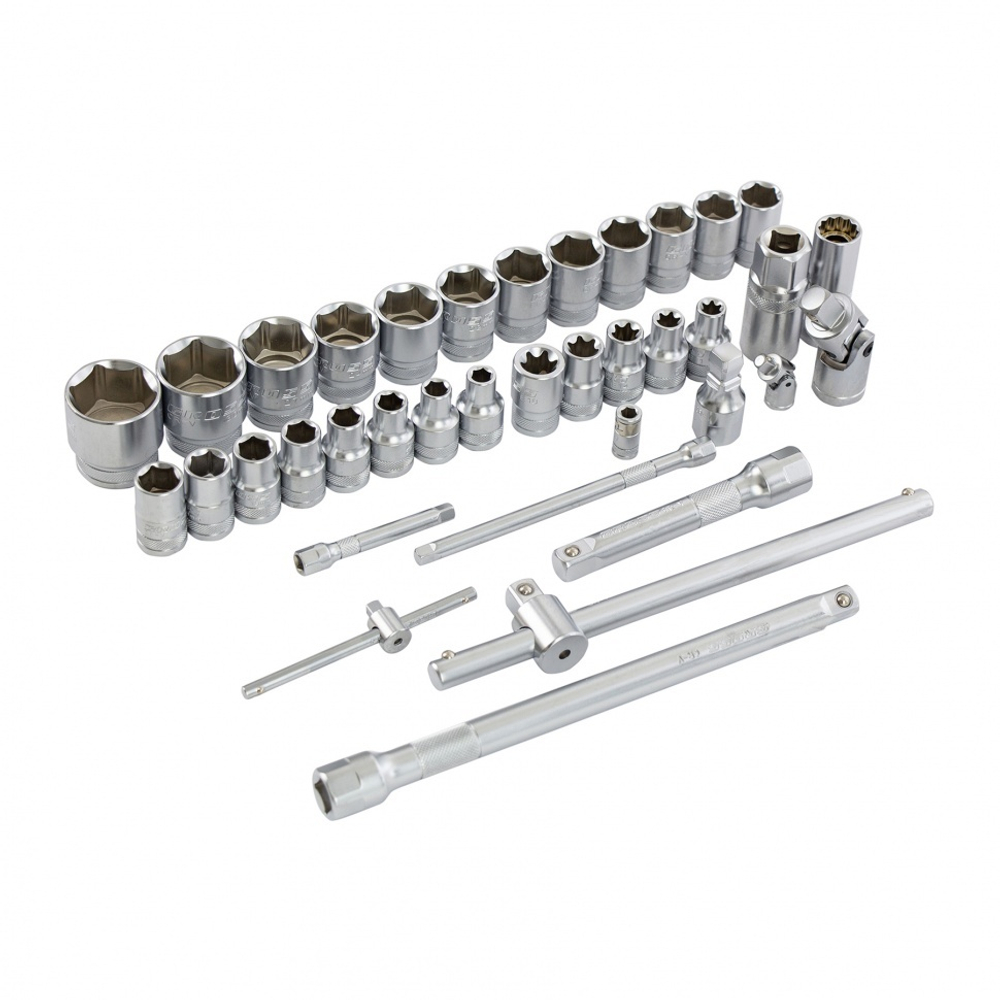 Набор инструментов 101 предмет, 120 зубьев, CrV, 1/4", 1/2" GROSS 14151