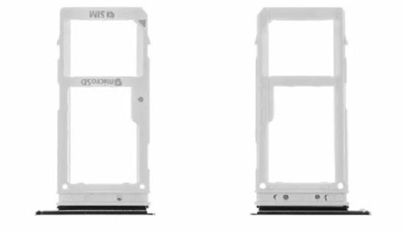 Sim лоток для Samsung Galaxy A8 (A530F) черный