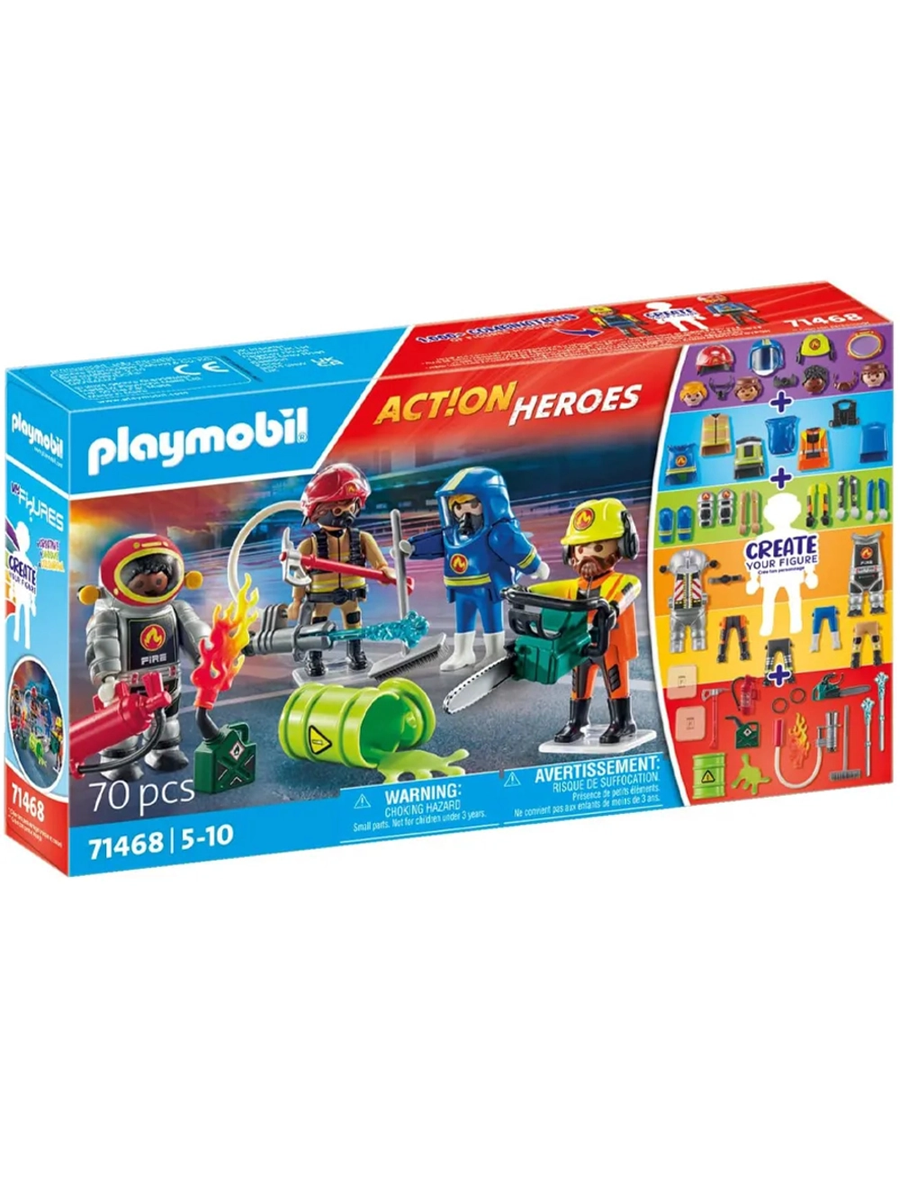 Набор My Figures Пожарная бригада Playmobil 71468