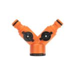 Разветвитель 2-канальный на кран 1/2"-3/4" ЧЕТЫРЕ СЕЗОНА