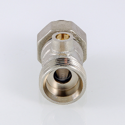 Кран для нижнего подключения радиатора 1/2" х 3/4" («евроконус»)