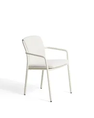 Уличный стул Linosa из алюминия с бежевой подушкой