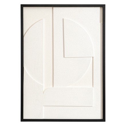 Панно декоративное с эффектом 3D Minimalism, с черной рамой, 50х70 см