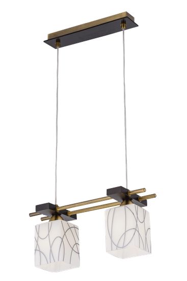 85662/2P AB+RED (1) Люстра