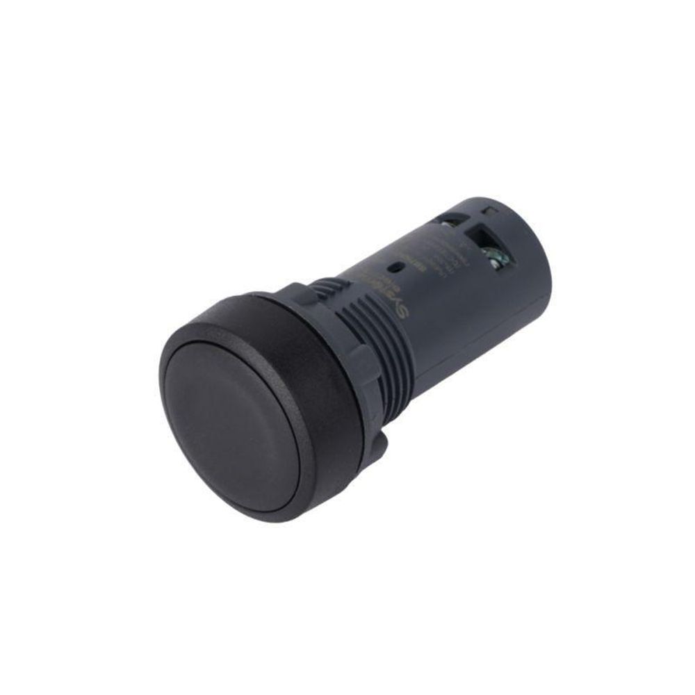 Кнопка моноблочная SB7 22мм с возвратом пластик 1НО+1НЗ IP65 черн. SE SB7NA25 Кнопка моноблочная SB7 22мм с возвратом пластик 1НО+1НЗ IP65 черн. SE SB7NA25