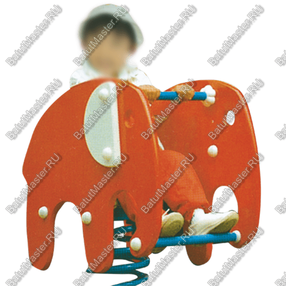 Качалка для детей для игровых комнат, площадок "Оранжевый Слон"