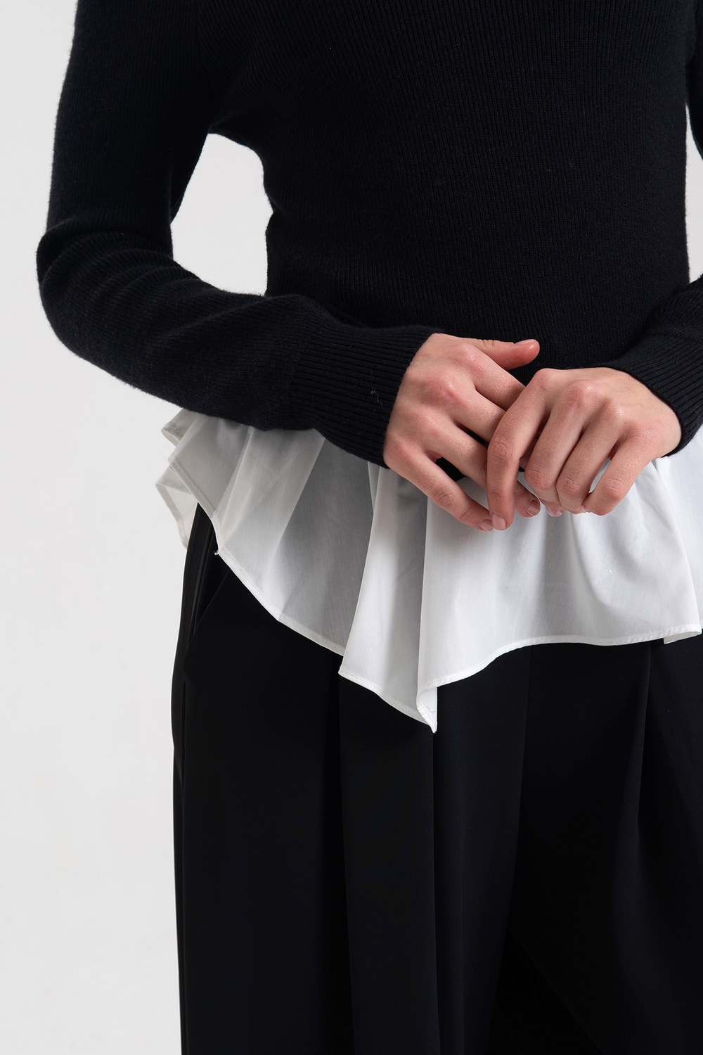 Джемпер с рубашкой J-Clair