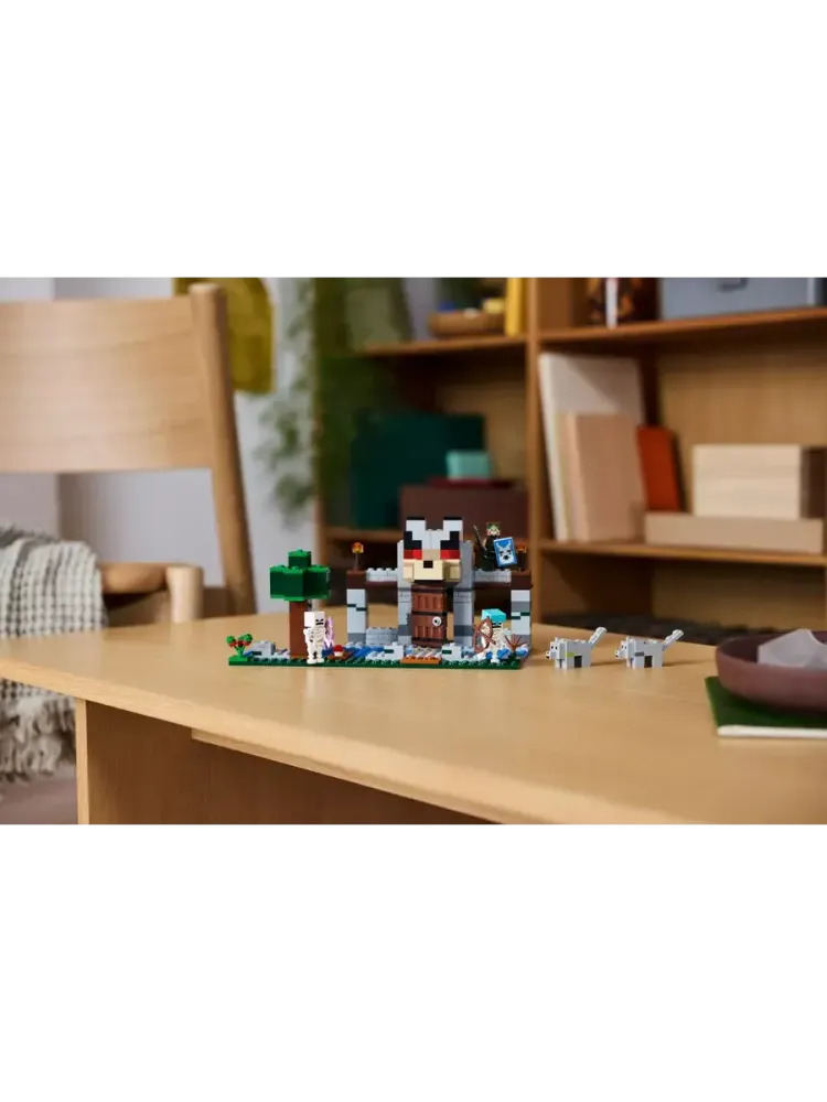 Конструктор Minecraft 21261 Волчья крепость
