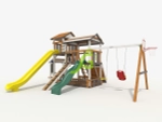 Детская деревянная площадка Домик 3 мод.1