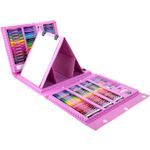 Набор ЮНОГО ХУДОЖНИКА "Единорог" для рисования и творчества с мольбертом ПИФАГОР, 208 предметов, 664631