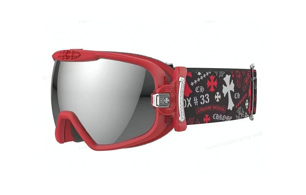 Chrome Hearts Sun Protection Coverage Anti Fog Unisex Ski Goggles