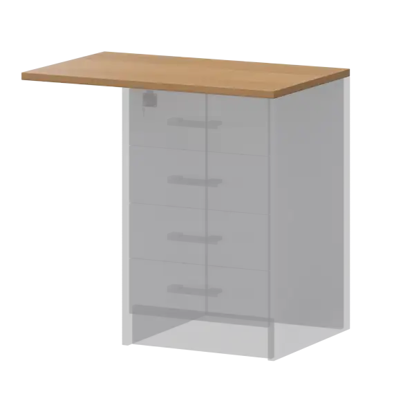 Крышка к приставным тумбам А-706.Ф 730x450x22 Арго