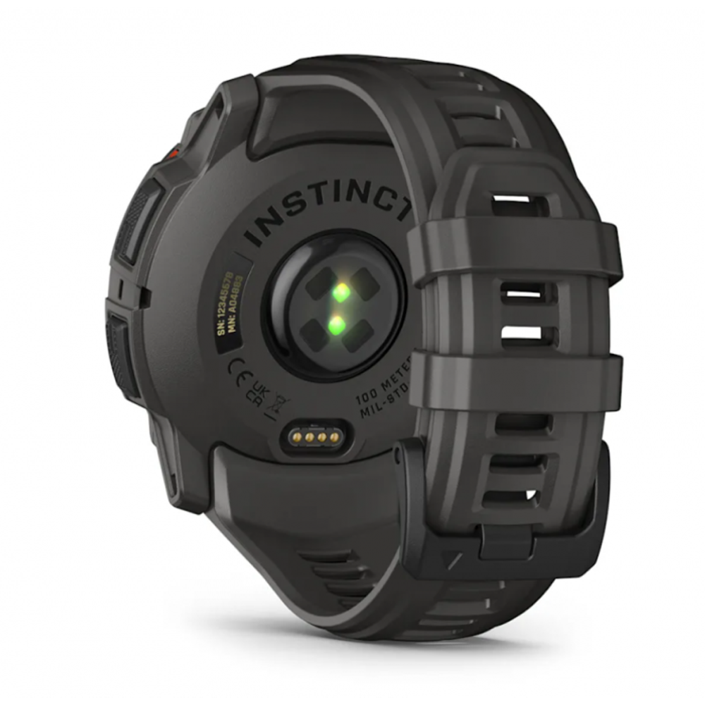 Умные часы Garmin Instinct 3 Solar 50 mm Black with Charcoal Band
