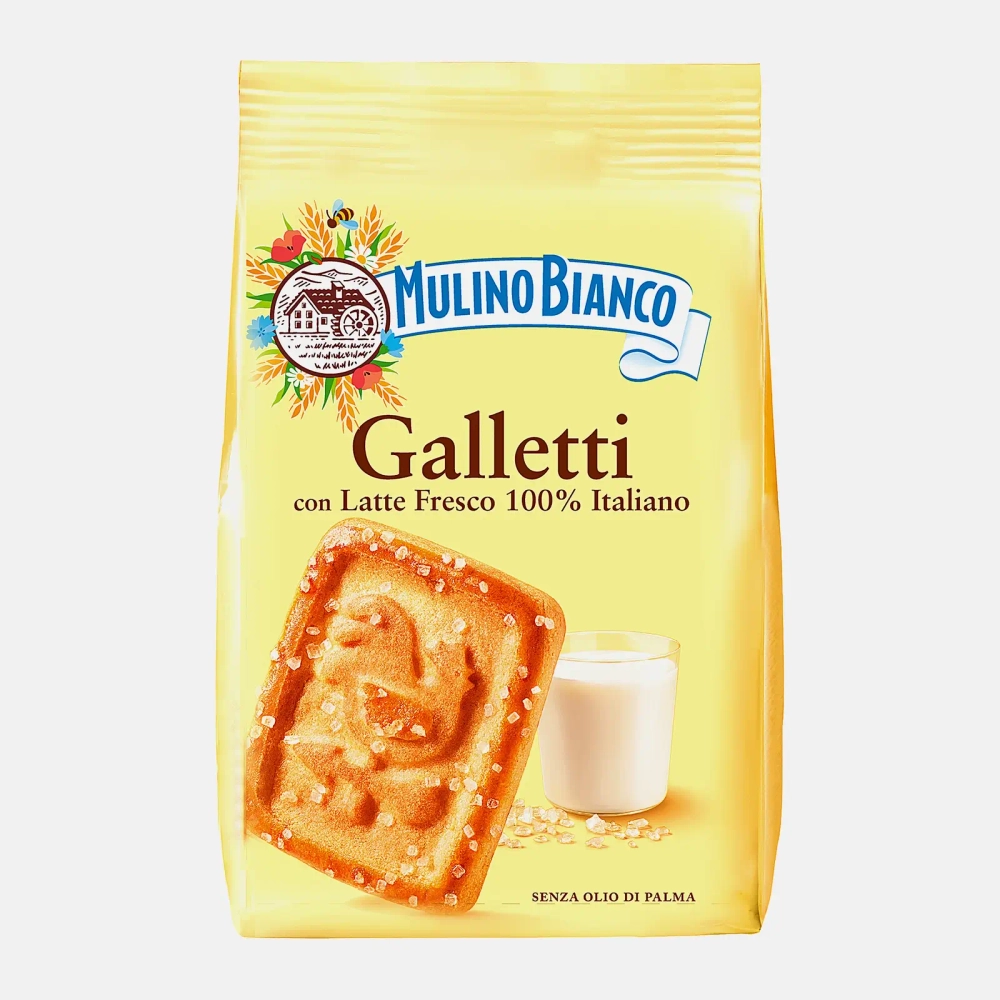 Печенье сахарное Mulino Bianco Галлетти 350г