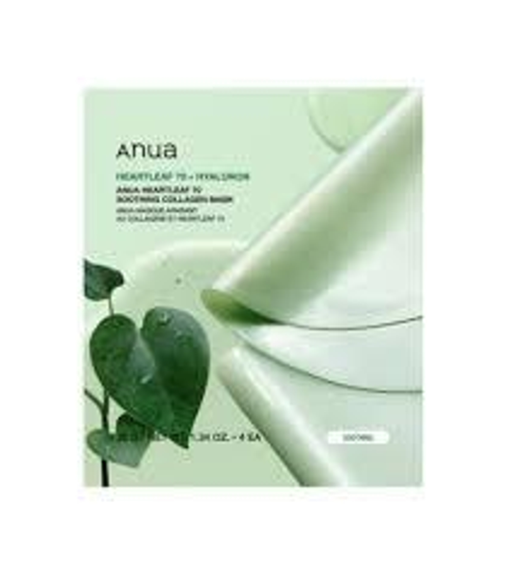 Anua Heartleaf 70 Soothing Collagen Mask - Успокаивающая гидрогелевая маска с хауттюйнией